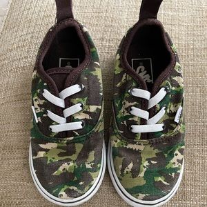 Toddler boys vans Dino sneakers